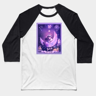 The Moon 2 Baseball T-Shirt